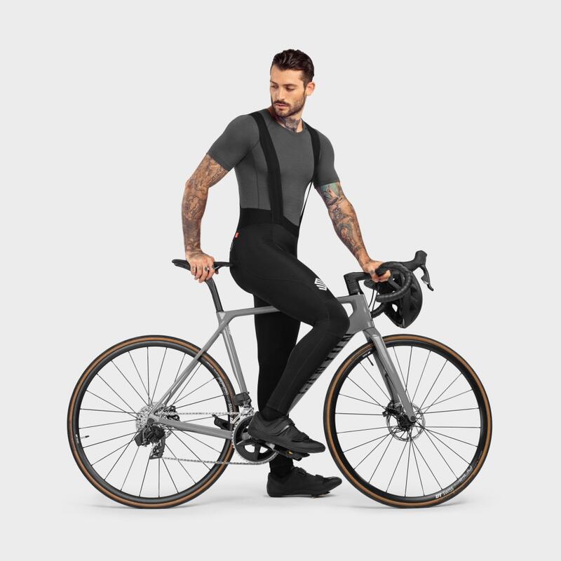 Mężczyzna Kolarstwo Męskie długie spodnie rowerowe BX Envalira SIROKO Czarny