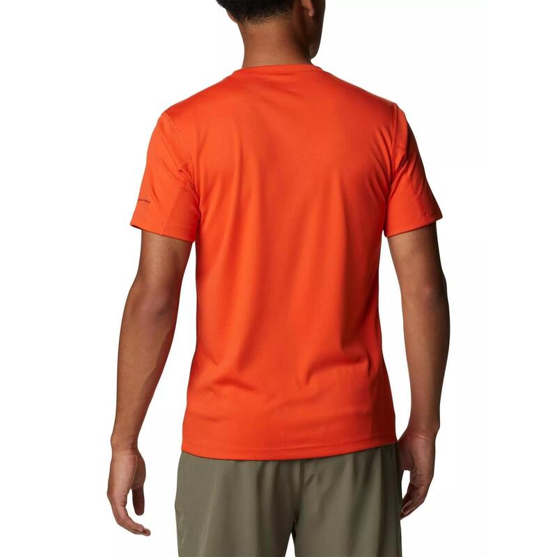 Kurzarm-Sportshirt Zero Rules Short Sleeve Graphic Shirt Herren - orange