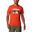 Zero Rules Short Sleeve Graphic Shirt férfi rövid ujjú sport póló - narancssárga