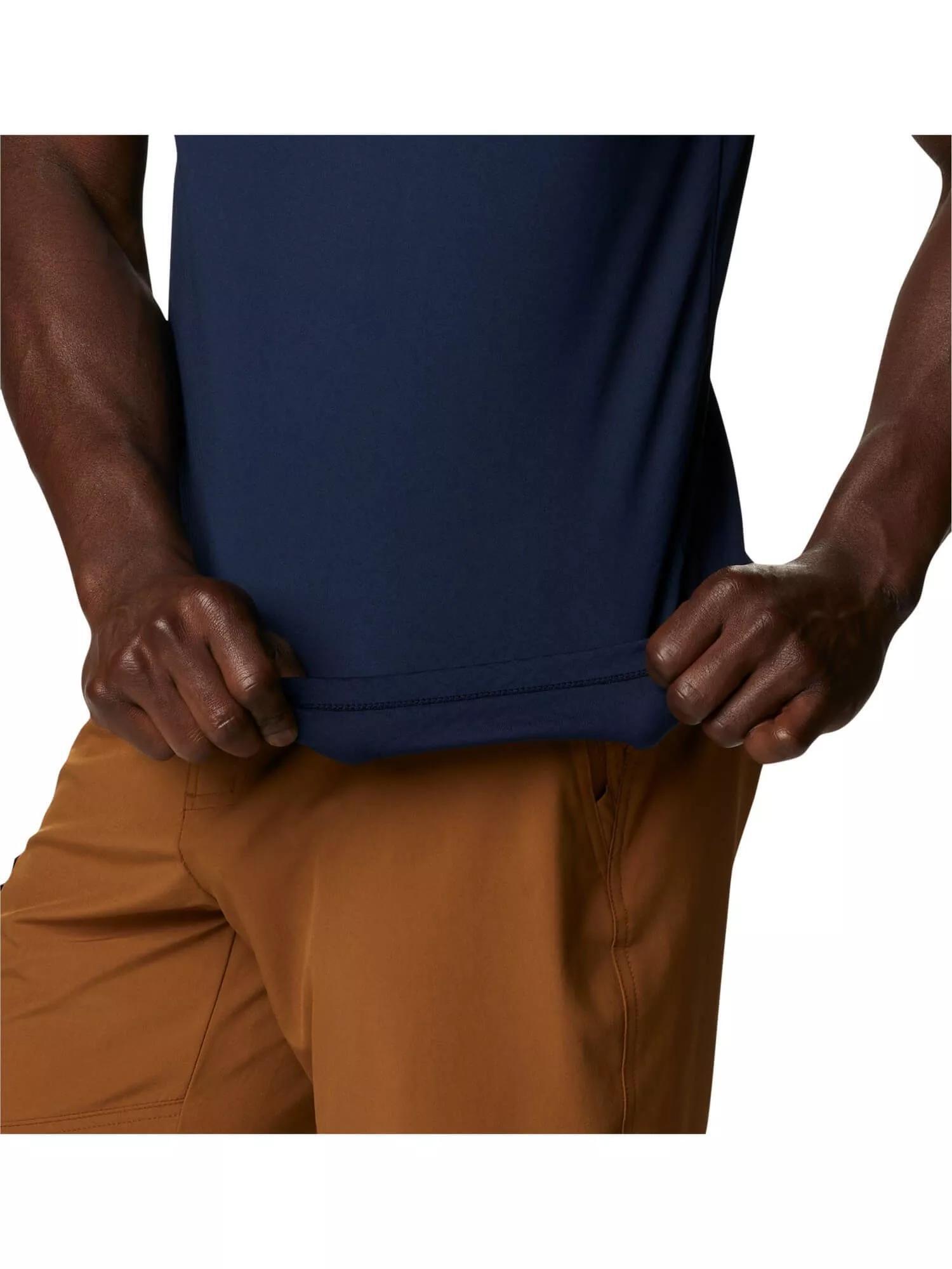 Zero Rules Short Sleeve Graphic Shirt férfi rövid ujjú sport póló - kék 5/5