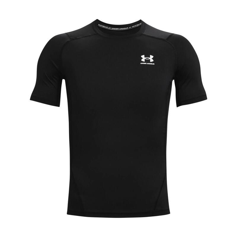 Zwart Lycra T-shirt Van Under Armour