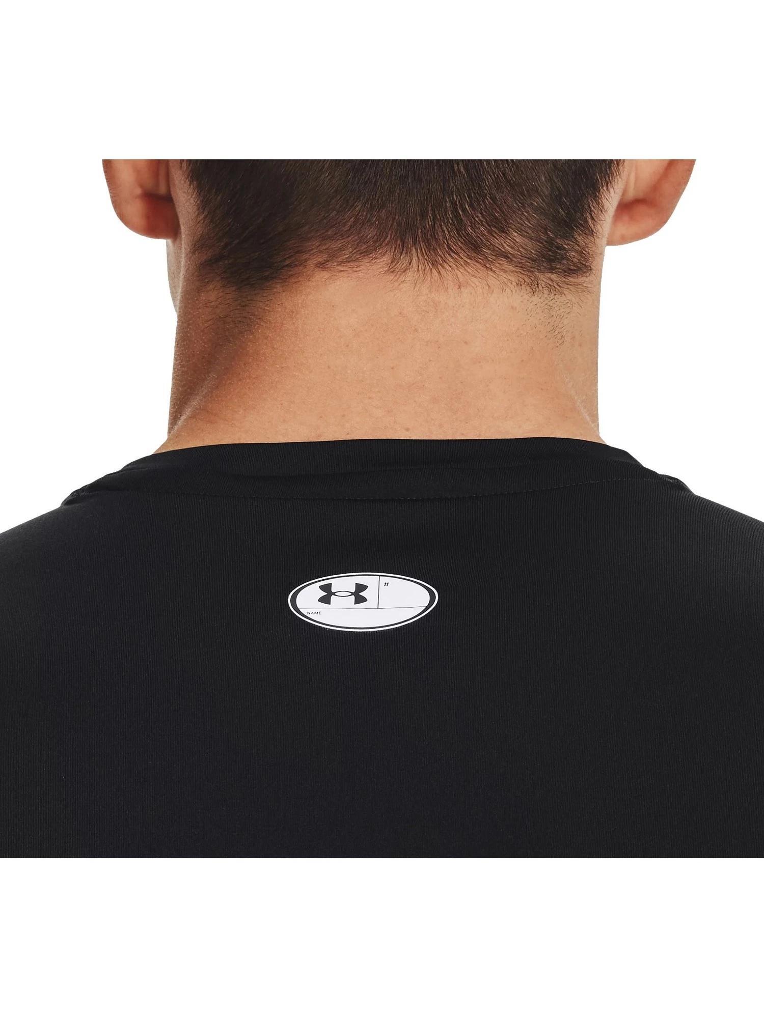 Maglietta Aderente HeatGear Pannello A Rete Uomo Under Armour Nero 5/7