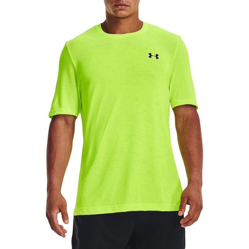 Tricou pentru sport, cu maneci scurte Ua Seamless Ss - verde barbati