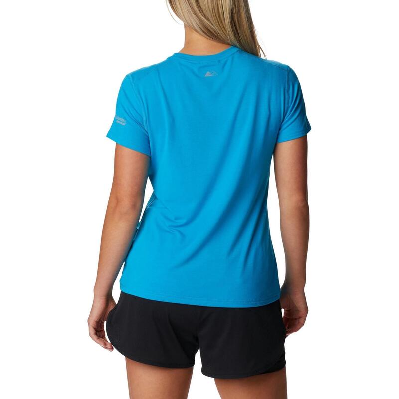 W Endless Trail Running Tech Tee női rövid ujjú sport póló - kék