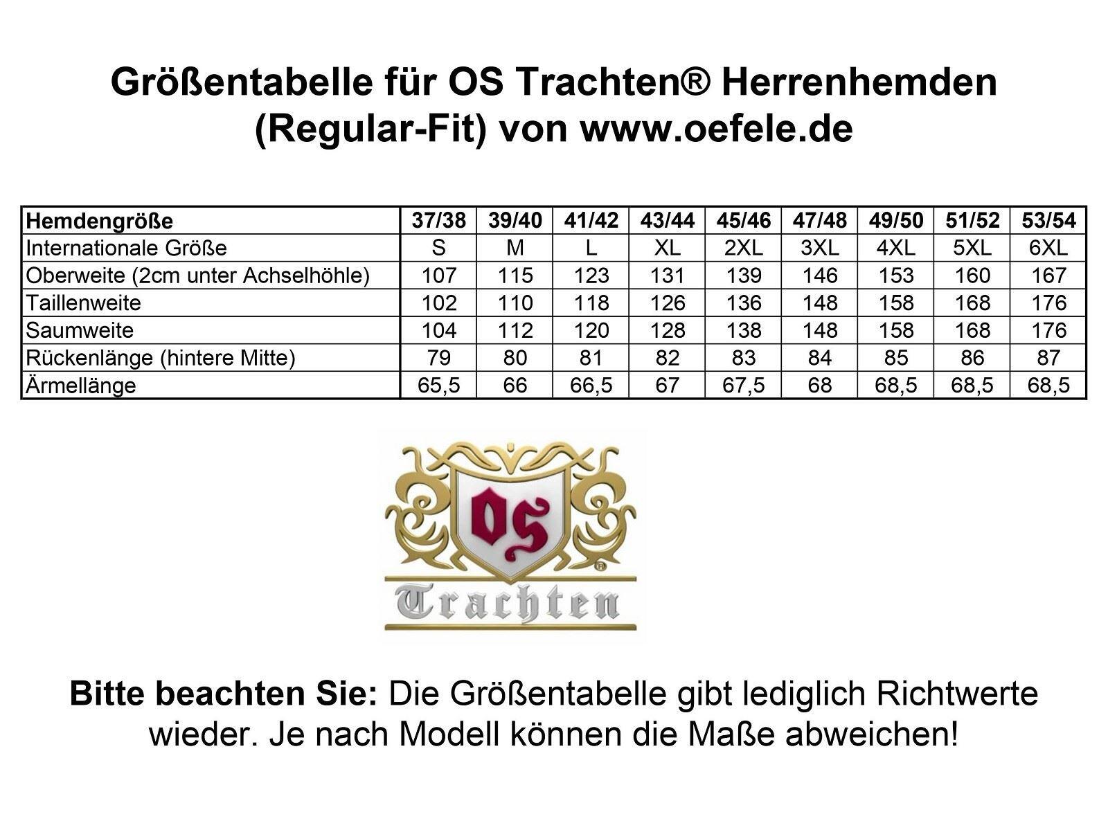 OS Trachten® robustes Jagd- & Forsthemd Jagdhemd Jägerhemd Trachtenhemd Karohemd 5/5