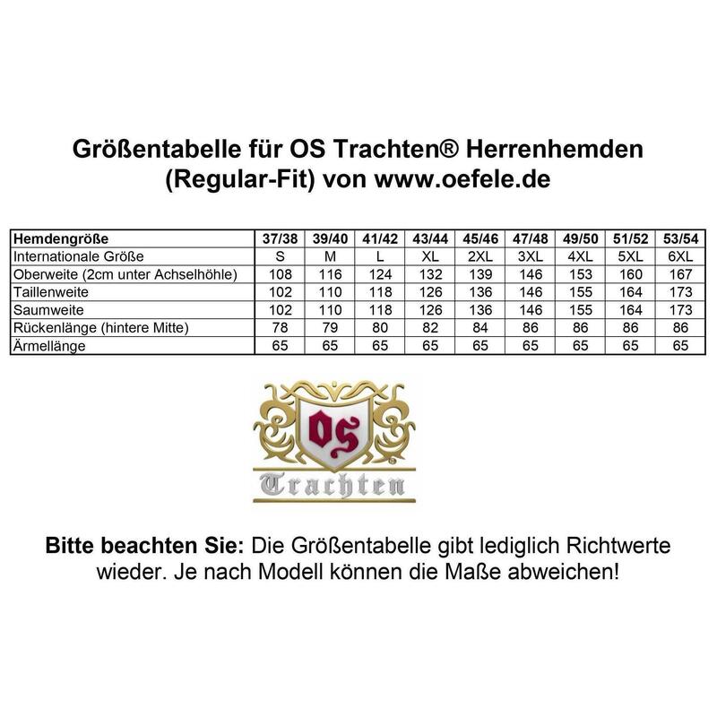 OS Trachten® Jagdliches Trachtenhemd Jagdhemd Herrenhemd kariert oliv grün NEU