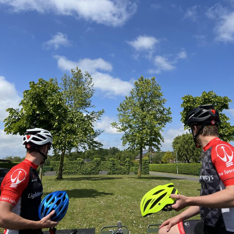 Fietshelm - Heren Dames met Verlichting