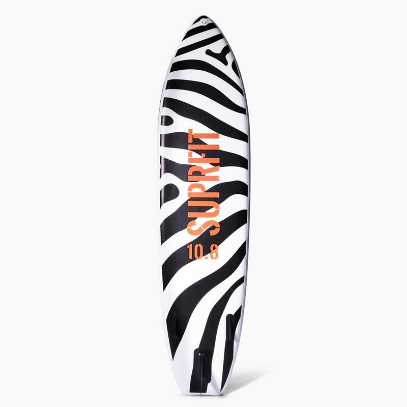 Ensemble de planche SUP gonflable - Touring Stand Up Paddle 10'8 Safari Zèbre