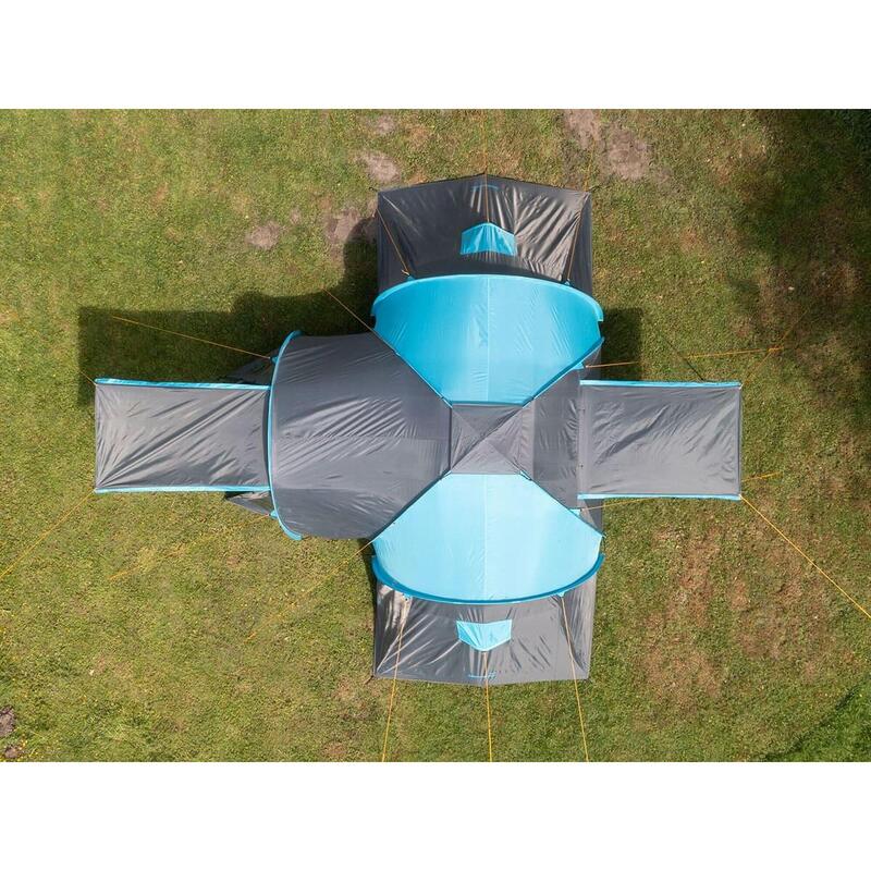 Tente dôme camping Skandika Hammerfest 6 Plus - 6 personnes - Cabines sombres