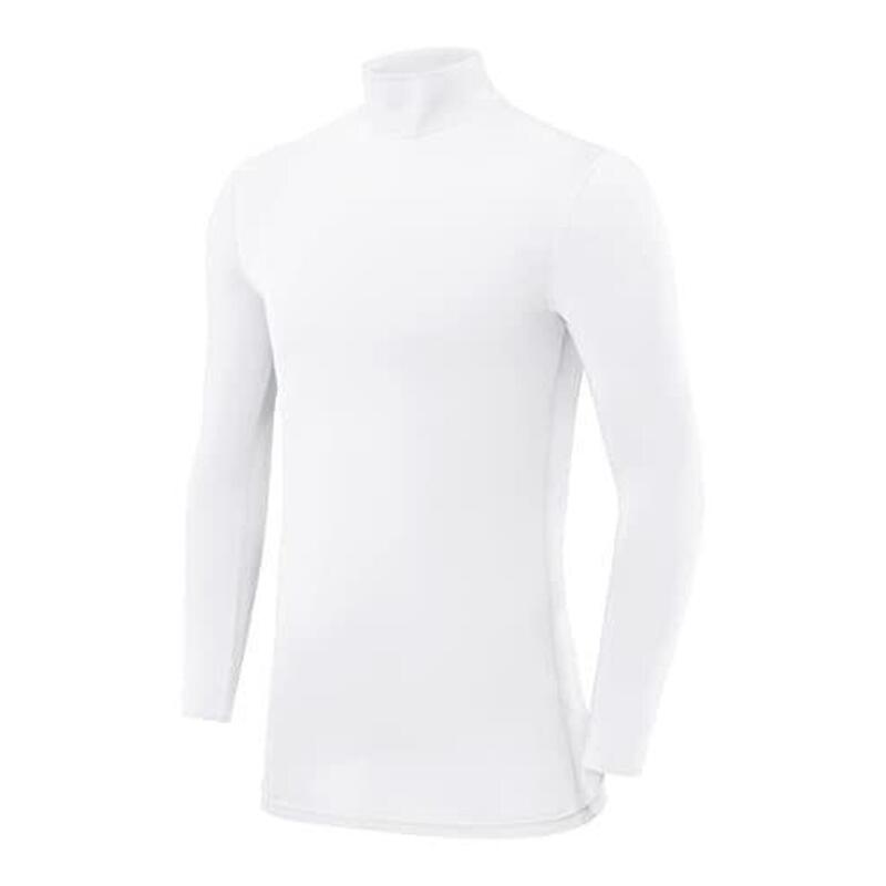 Top a maniche lunghe a collo alto da uomo Baselayer