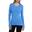 Women's Stamina Running Top with Zip Pocket - Azure Blue