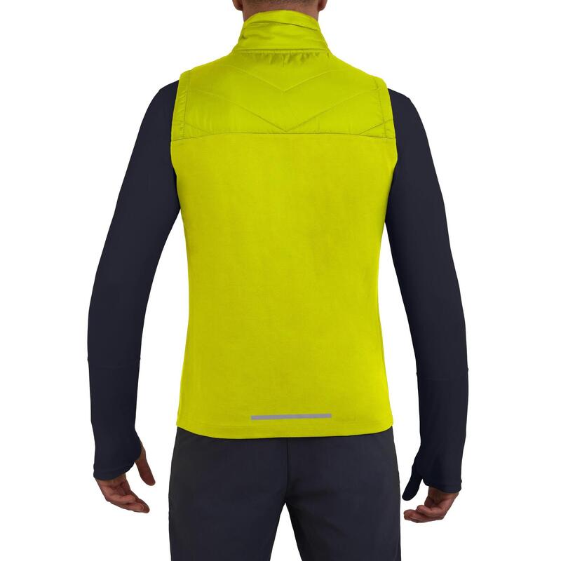 Gilet Excel Runner da uomo con tasche con zip