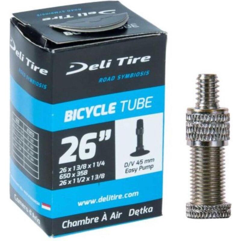 Chambre à Air 26X1-3/8X1-1/4 (650x35B) DV45MM BOX DELI DELI TIRE ...