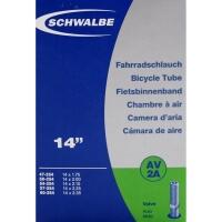 CHAMBRE A AIR VELO 14x1.75 SCHWALBE VALVE STANDARD (47-254 à 60-254)(AV2A)