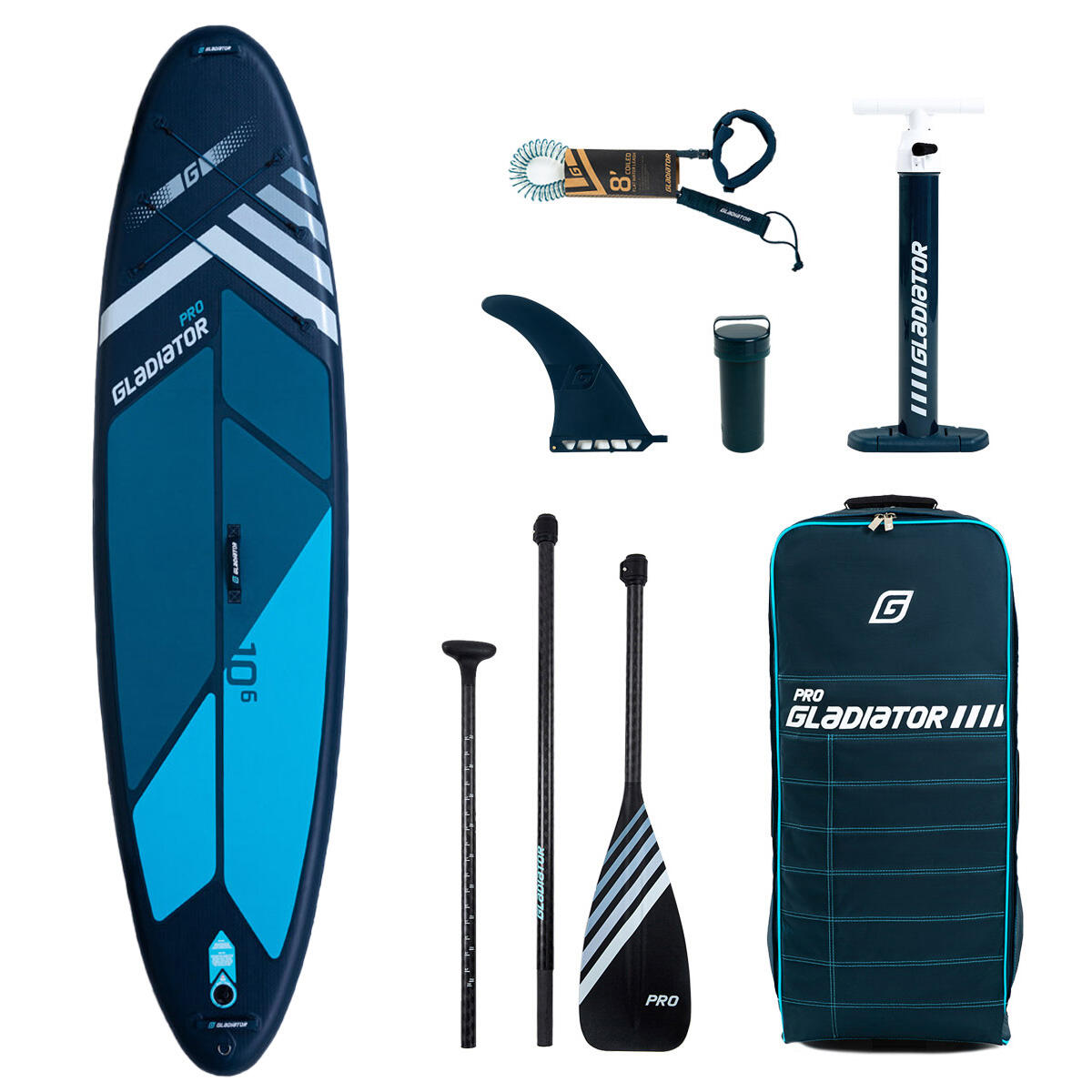 Gladiator Pro All Round 10’6 x 32” x 4.7 All Round Paddle board 1/7