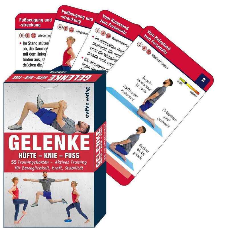 Buch - Trainingskarten Gelenke: Hüfte - Knie - Fuß