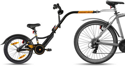Fietskar kinderen aanhangfiets fiets tandem aanhangwagen 18 inch van 5-10 jaar