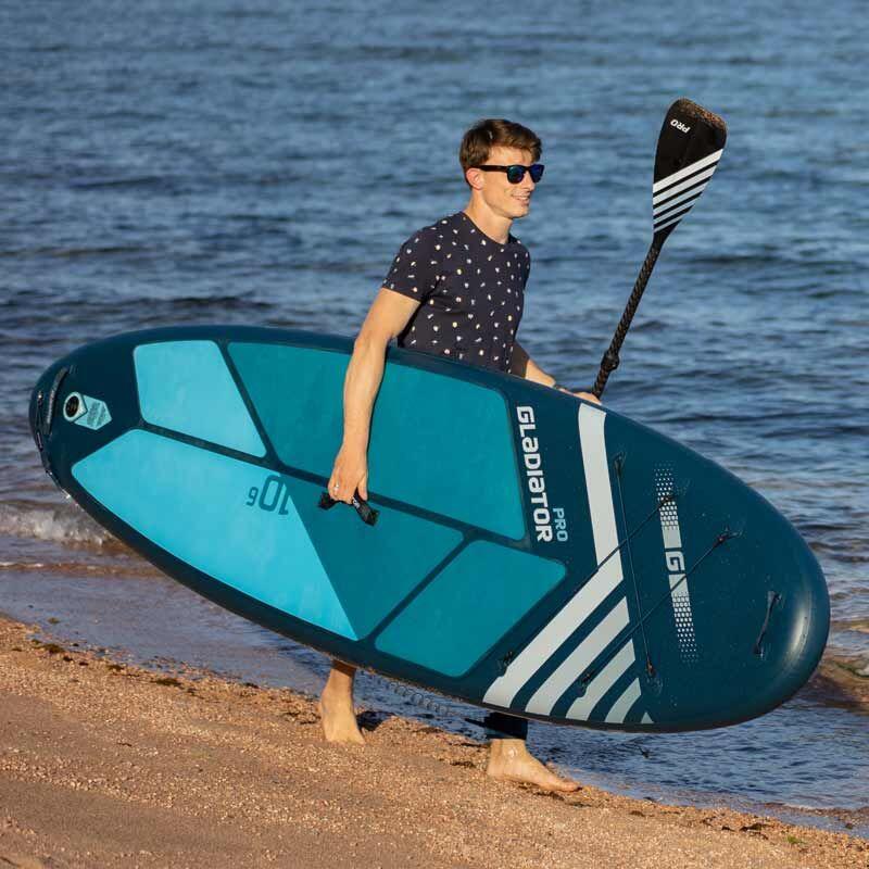 GLADIATOR Pro 10'6" SUP Board Stand Up Paddle aufblasbar Surfboard Paddel