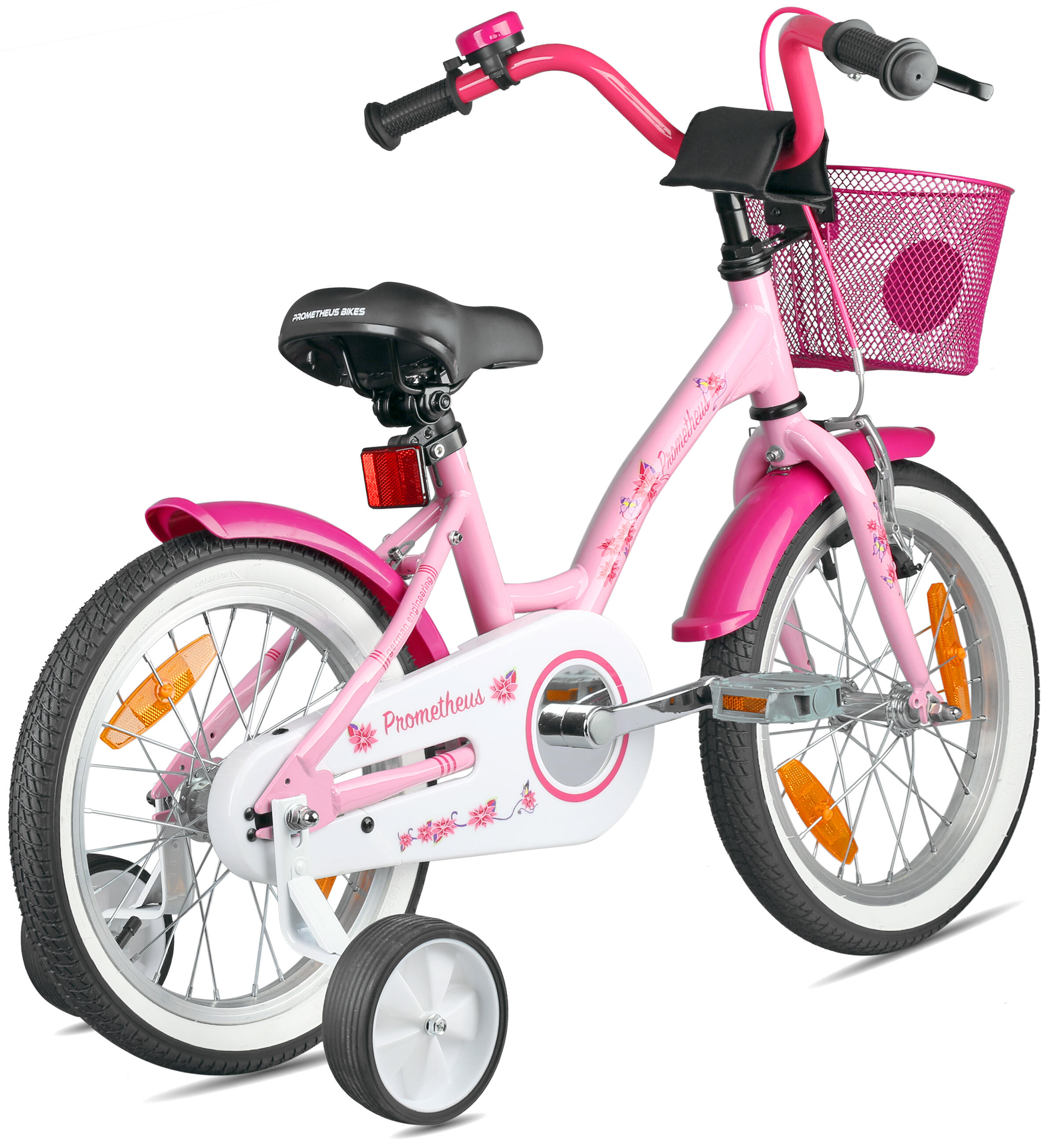 Bicicletta per bambini 16 pollici dai 4–5 anni con rotelle freno a contropedale 4/7