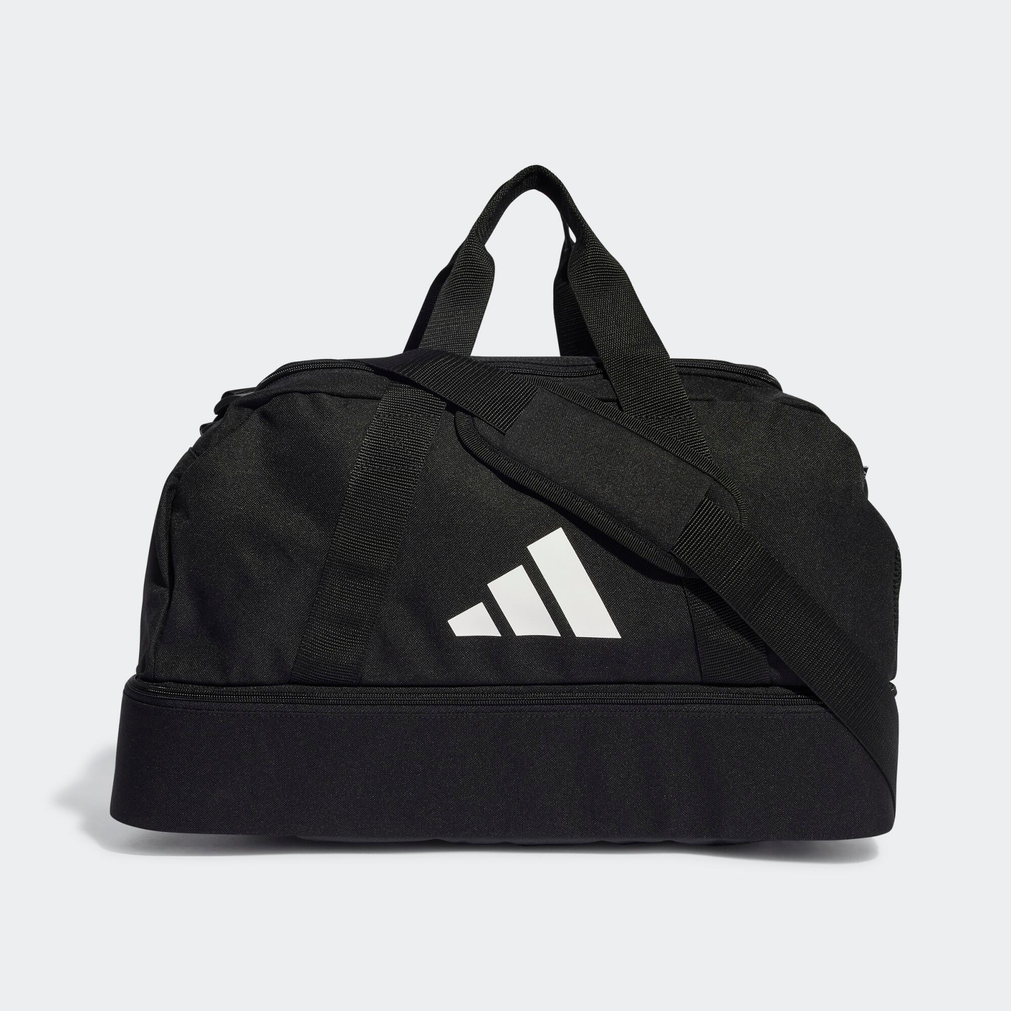 Adidas - Sac En Toile Tiro League Petit Format - Sac De Sport - Blanc|noir - Decathlon