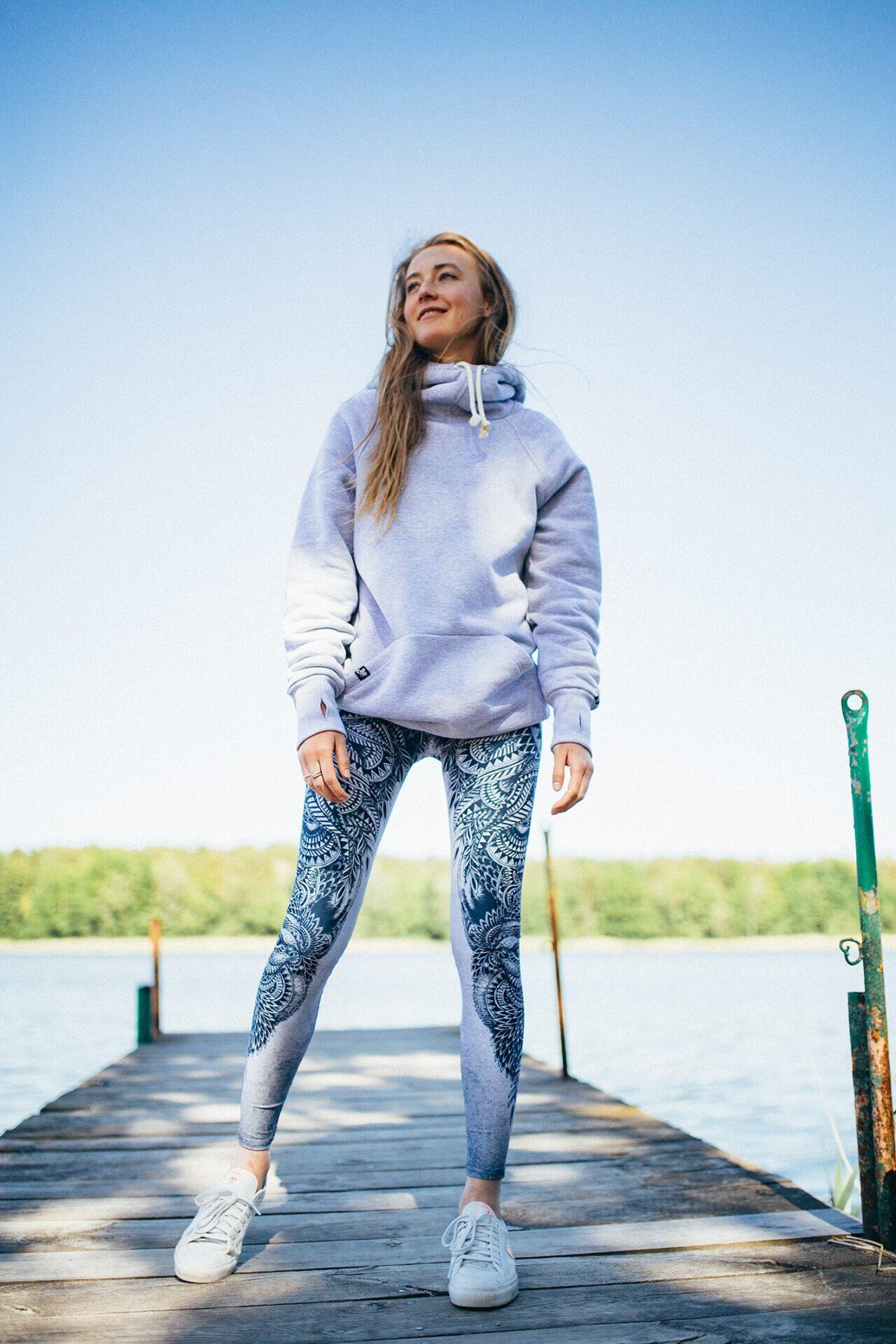 Legginsy sportowe damskie DEEP TRIP Totem 4/6