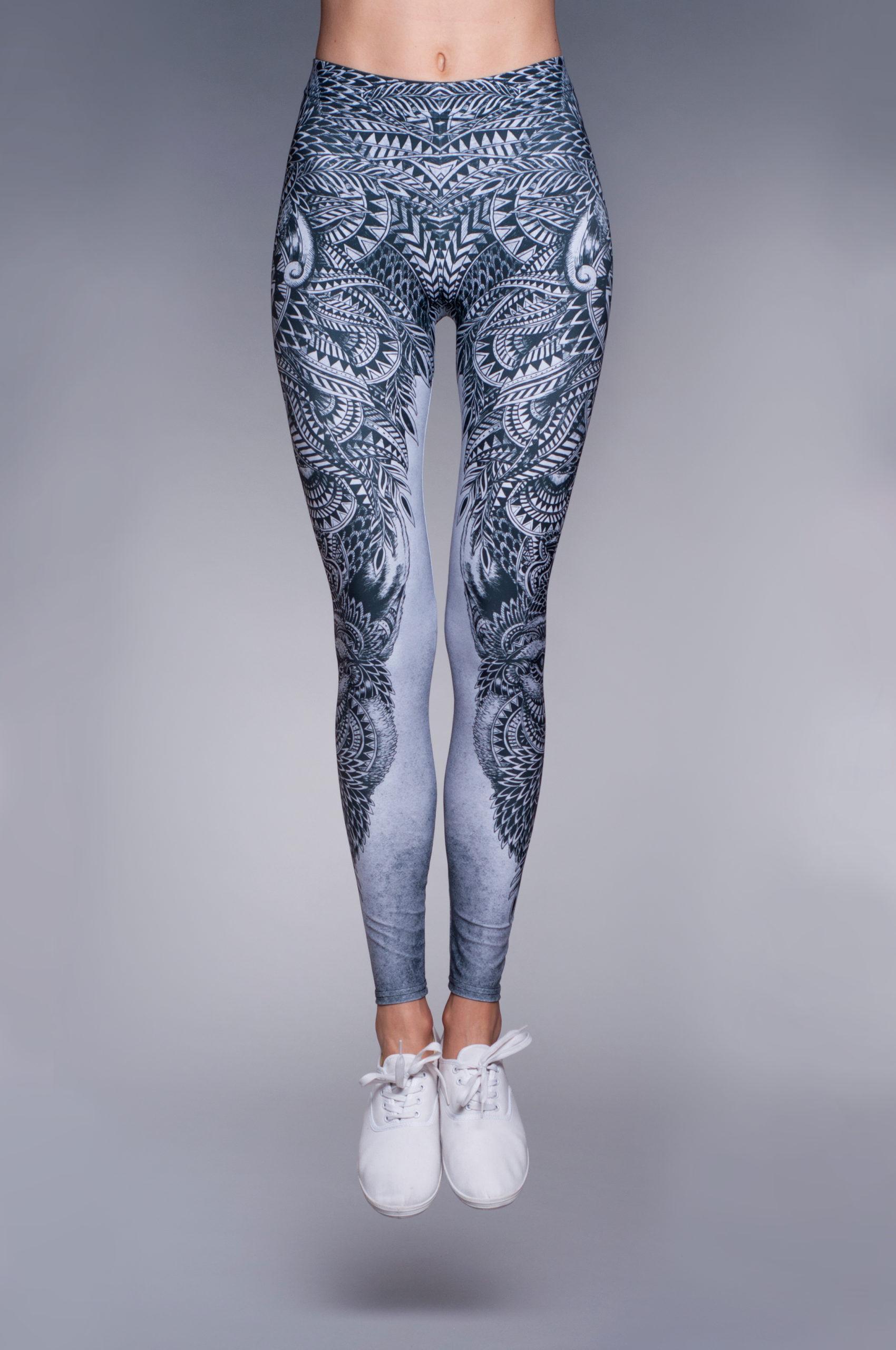 Legginsy sportowe damskie DEEP TRIP Totem 2/6