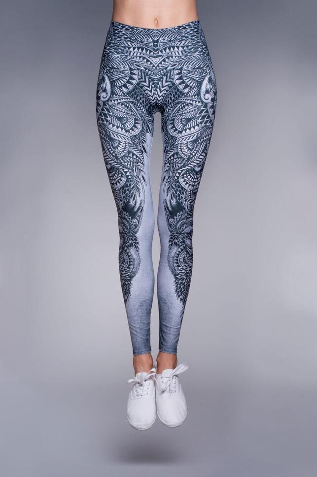 Legginsy sportowe damskie DEEP TRIP Totem