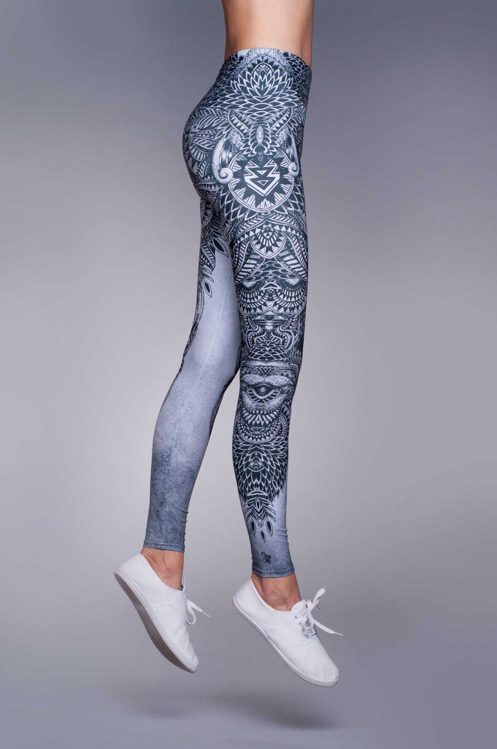 Legginsy sportowe damskie DEEP TRIP Totem 3/6