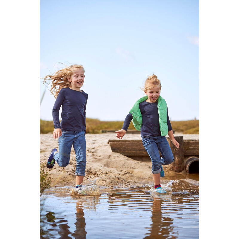 Chaussettes d'eau/Chaussettes de plage - Dauphin bleu - Enfants