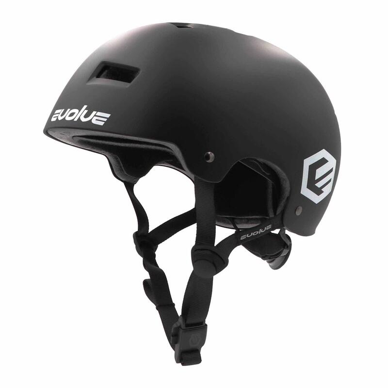 Casco bicicleta adulto protección Evolve Curb Evo negro