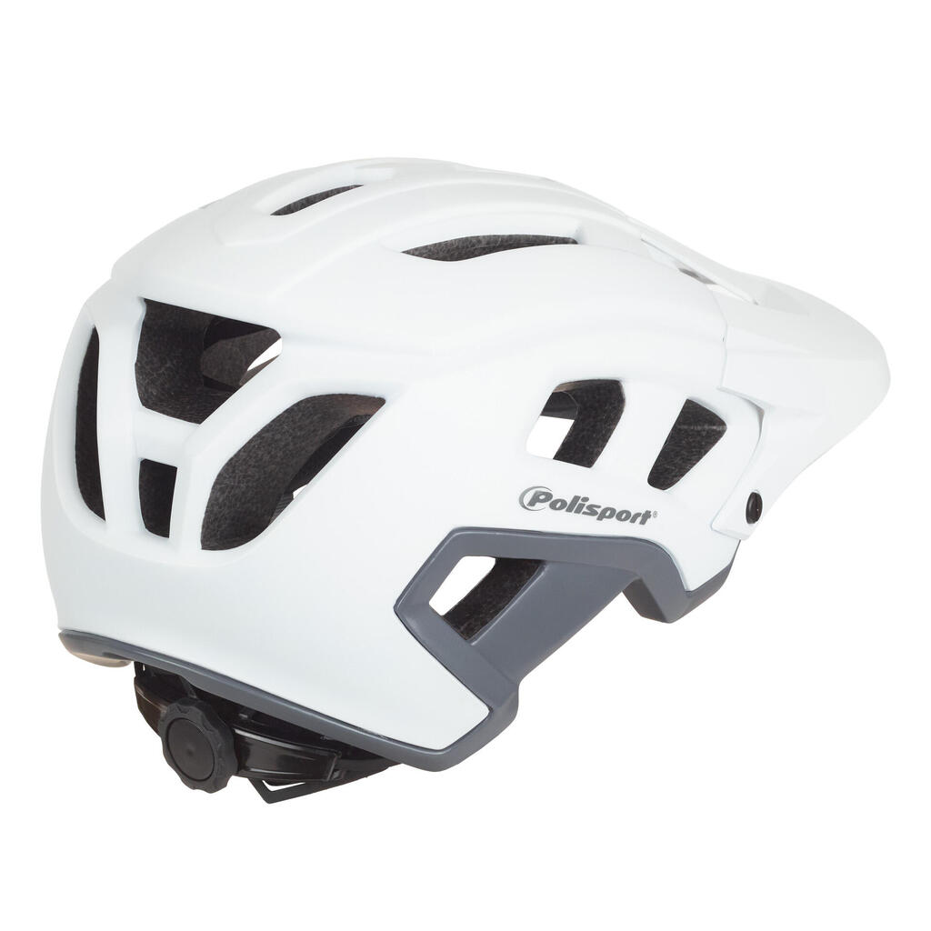 Polisport Mountain Pro MTB Helmet 55-58 cm White/Grey