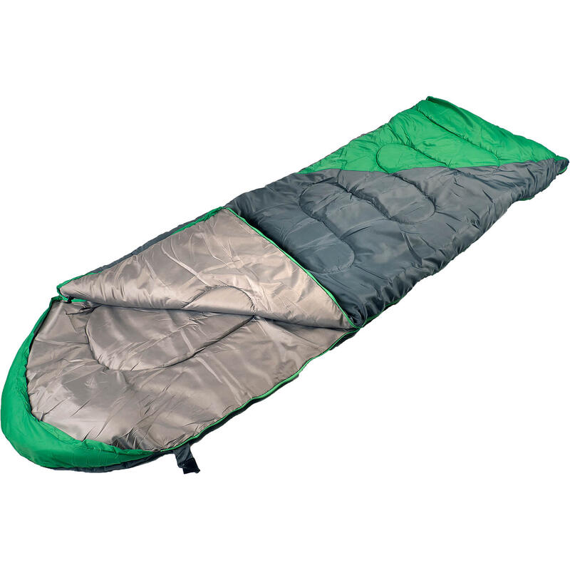Sac de dormit impermeabil, (190+30) x 75 cm, Verde-Gri