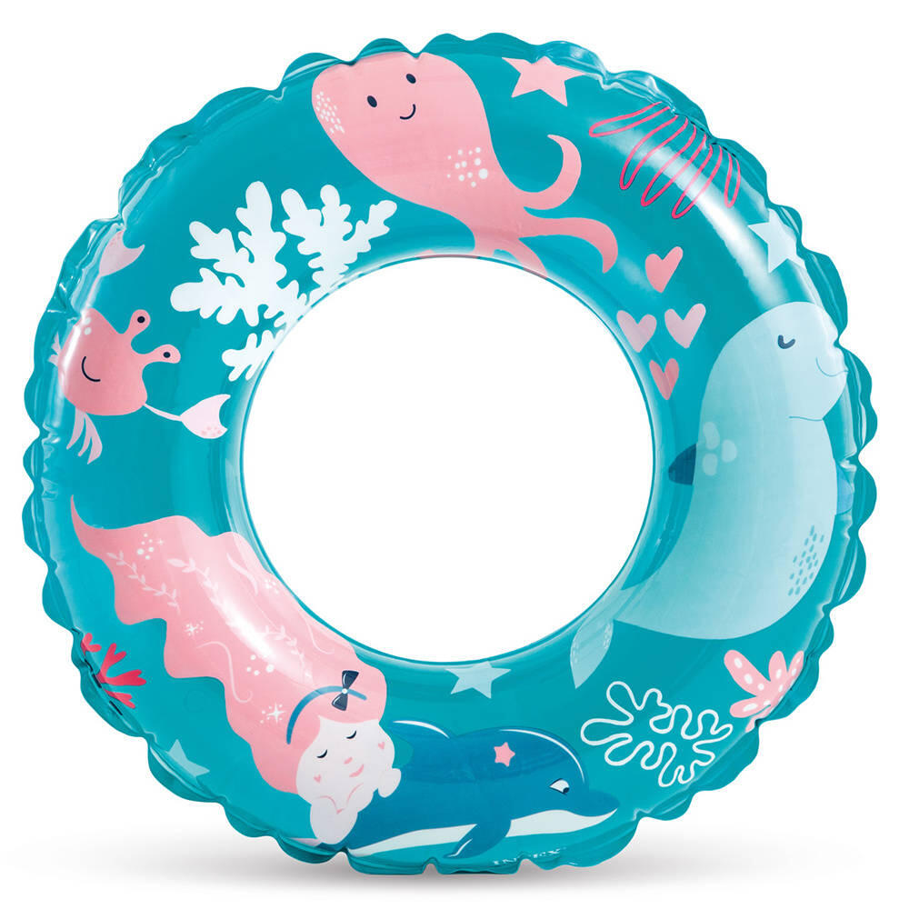 INTEX Bóia Cadeira De Natação Infantil Assento De Natação Para Bebê Light Blue