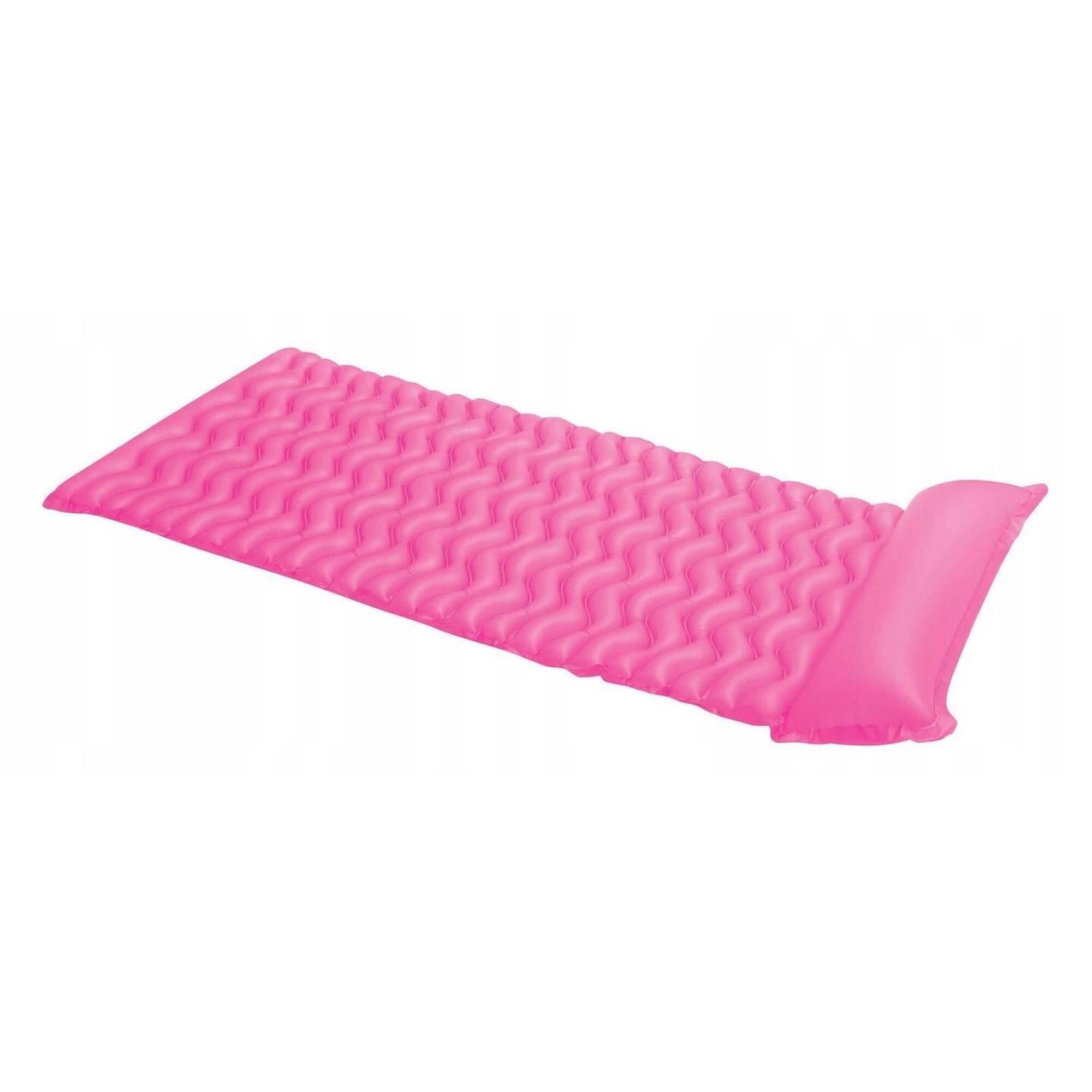 INTEX Colchão insuflável piscina Adulto com almofada Modelo Rosa
