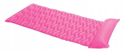 Erwachsene Luftmatratze Schwimmend - Mit Kissen. pink