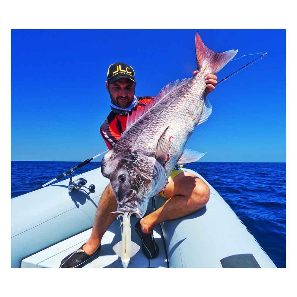 Vinilo Pesca Jigging Spinning JLC Xipi Destellos Verdes 30 g 21 cm 4/4