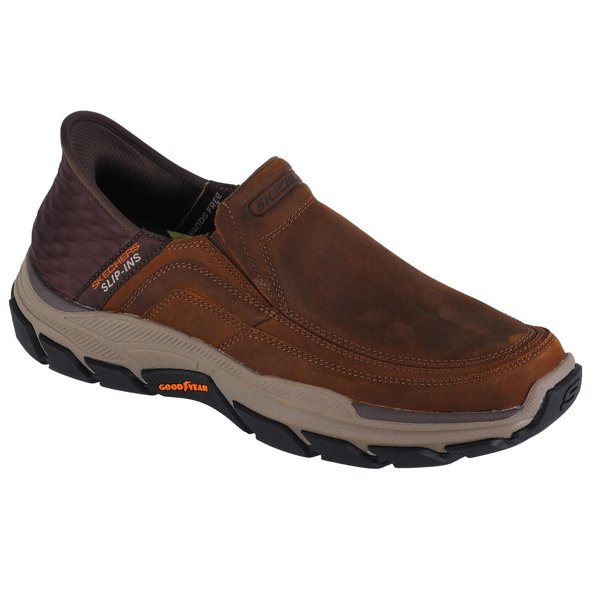 Skechers - Sneakers Pour Hommes Skechers Slip-ins Respected - Elgin - Chaussures De Sport - Marron - 44 - Decathlon