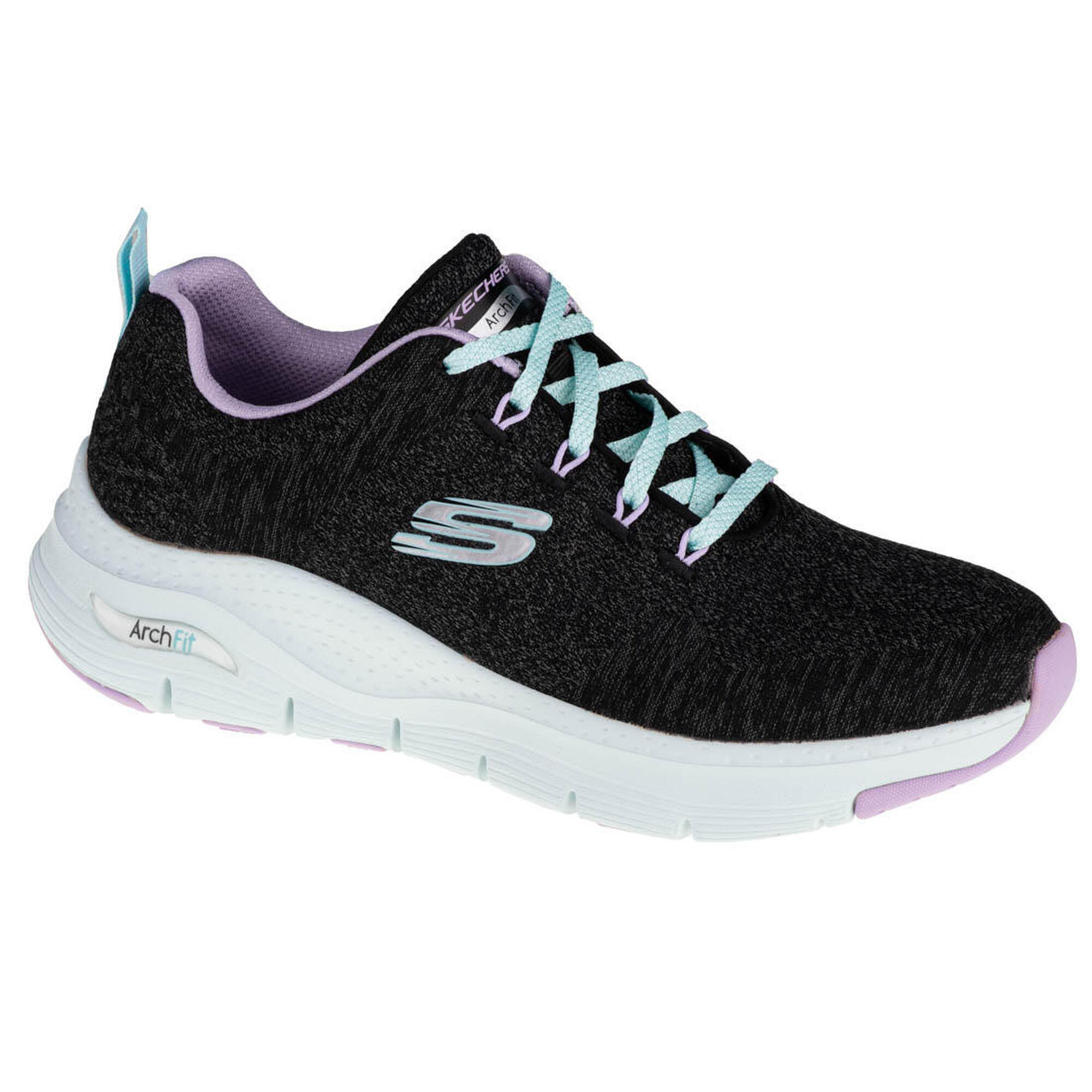 Skechers - Sneakers Pour Femmes Skechers Arch Fit Comfy Wave - Chaussures De Sport - Noir - 36 - Decathlon