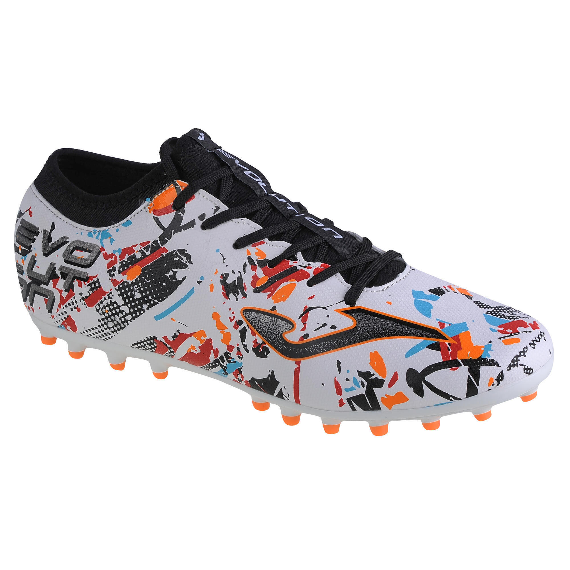 Joma - Chaussures De Football Joma Evolution Ag Pour Hommes - Chaussures De Football - Blanc|multicolore - 44,5 - Decathlon