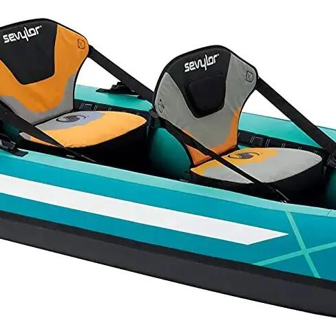 Alameda 3 Person Inflatable Kayak - Blue / Green