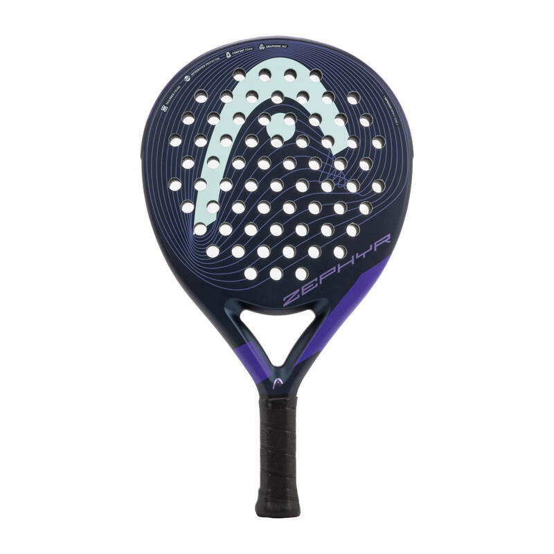 Palas De Padel Unisex - HEAD Zephyr - Black/lilac