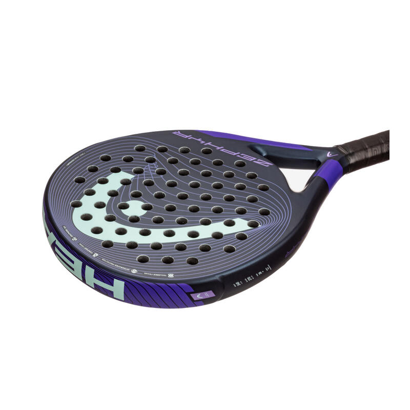 Palas De Padel Unisex - HEAD Zephyr - Black/lilac