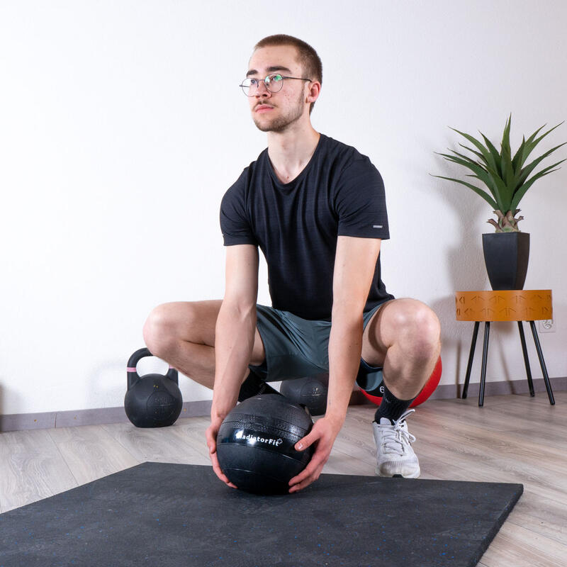 Balle lestée fitness "Slam Ball" en caoutchouc | Plusieurs poids