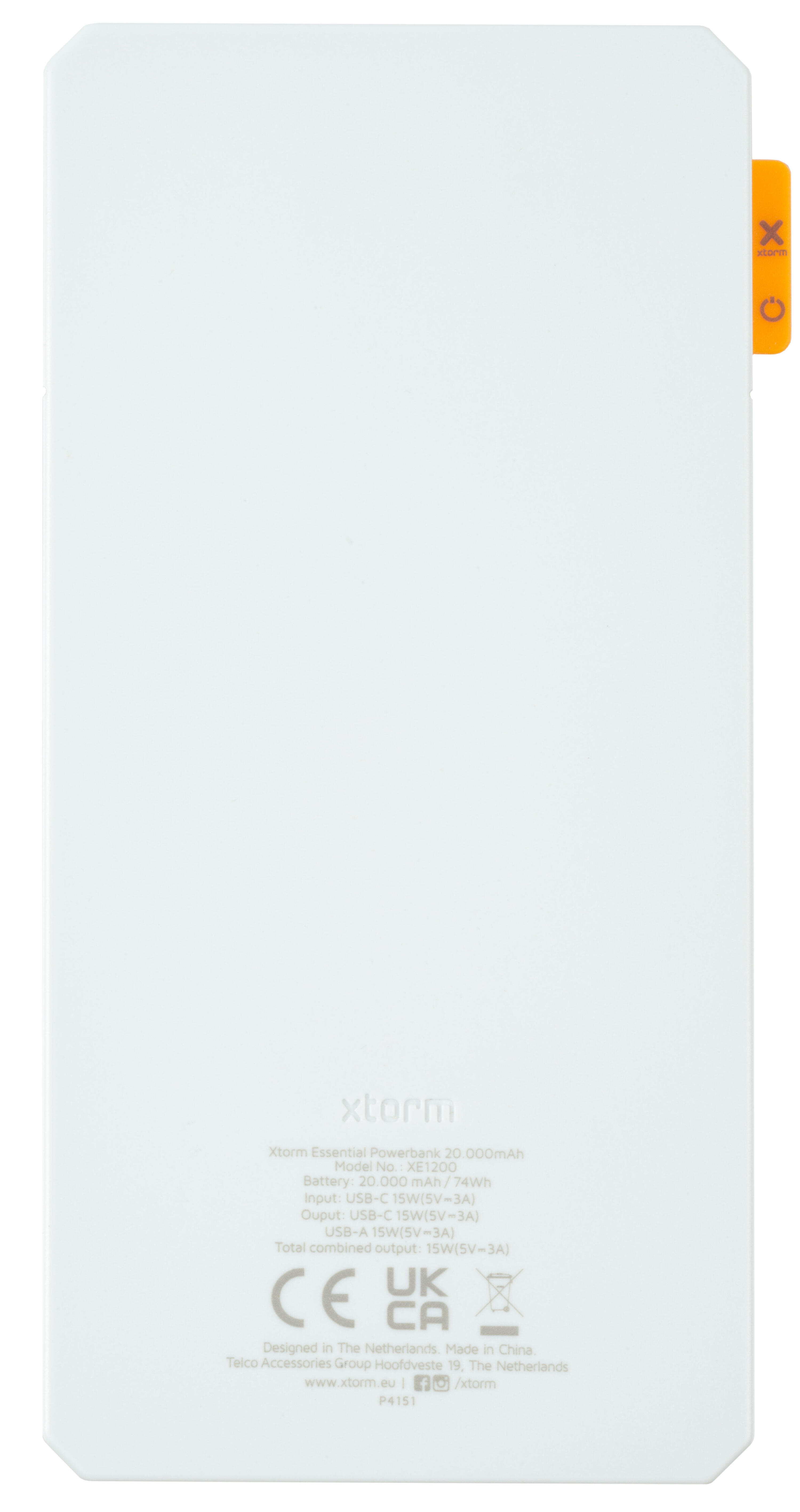 Xtorm 15W Essential Powerbank 20.000 - Wit 3/7
