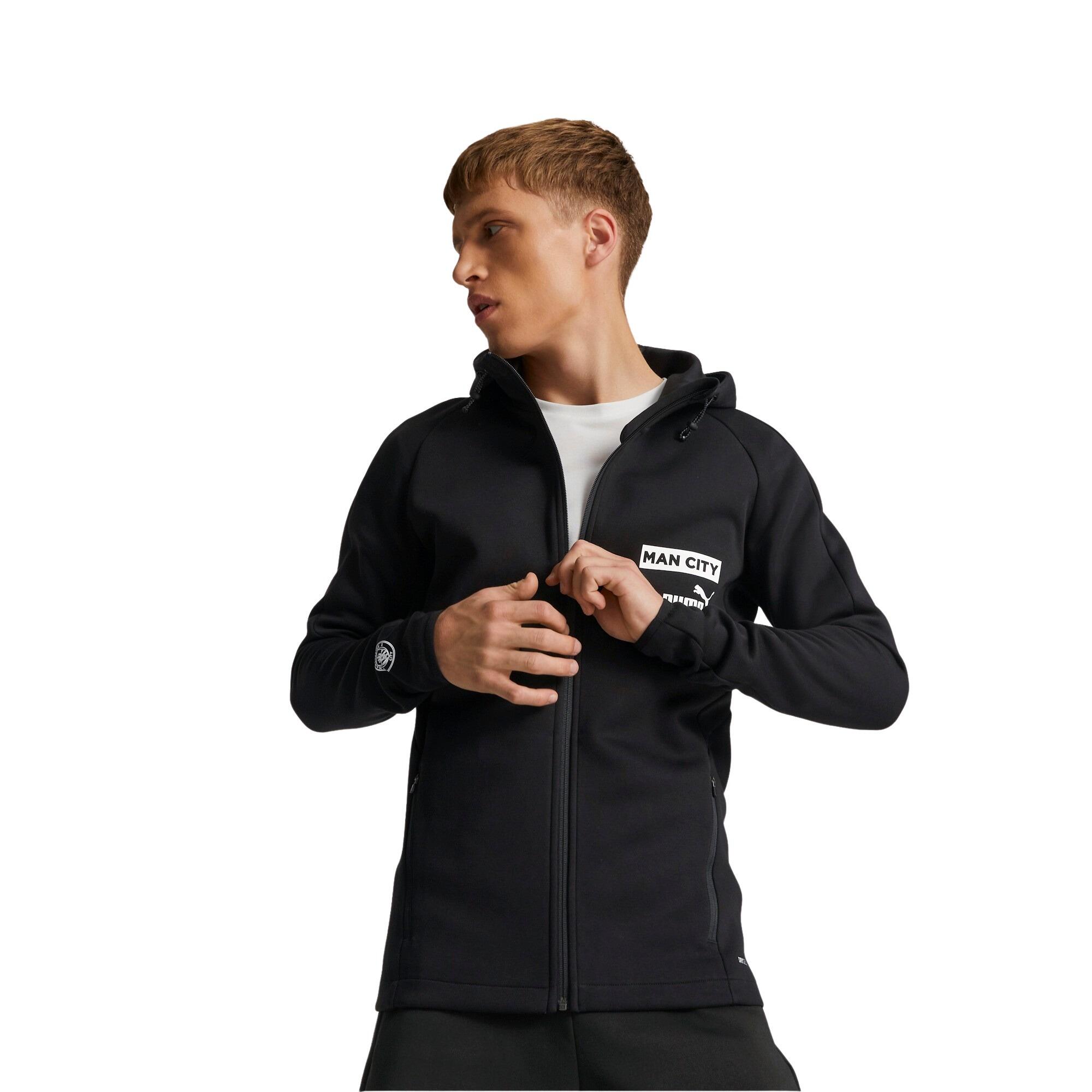 Manteau Puma MCFC CASUALS HDY JKT Noir 7/7