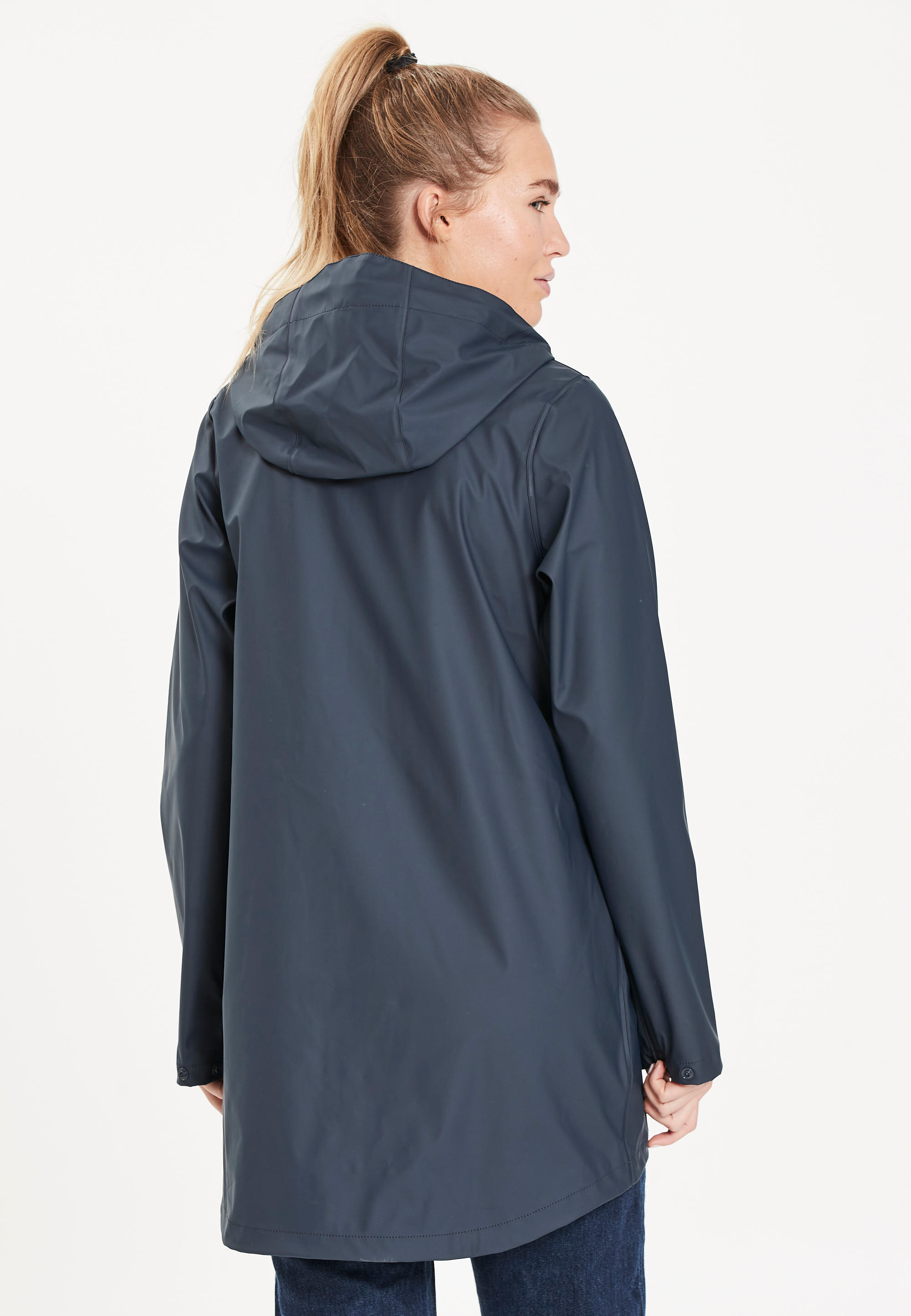Outdoormantel Petra W Freizeit Damen Navy Wasserdicht Atmungsaktiv