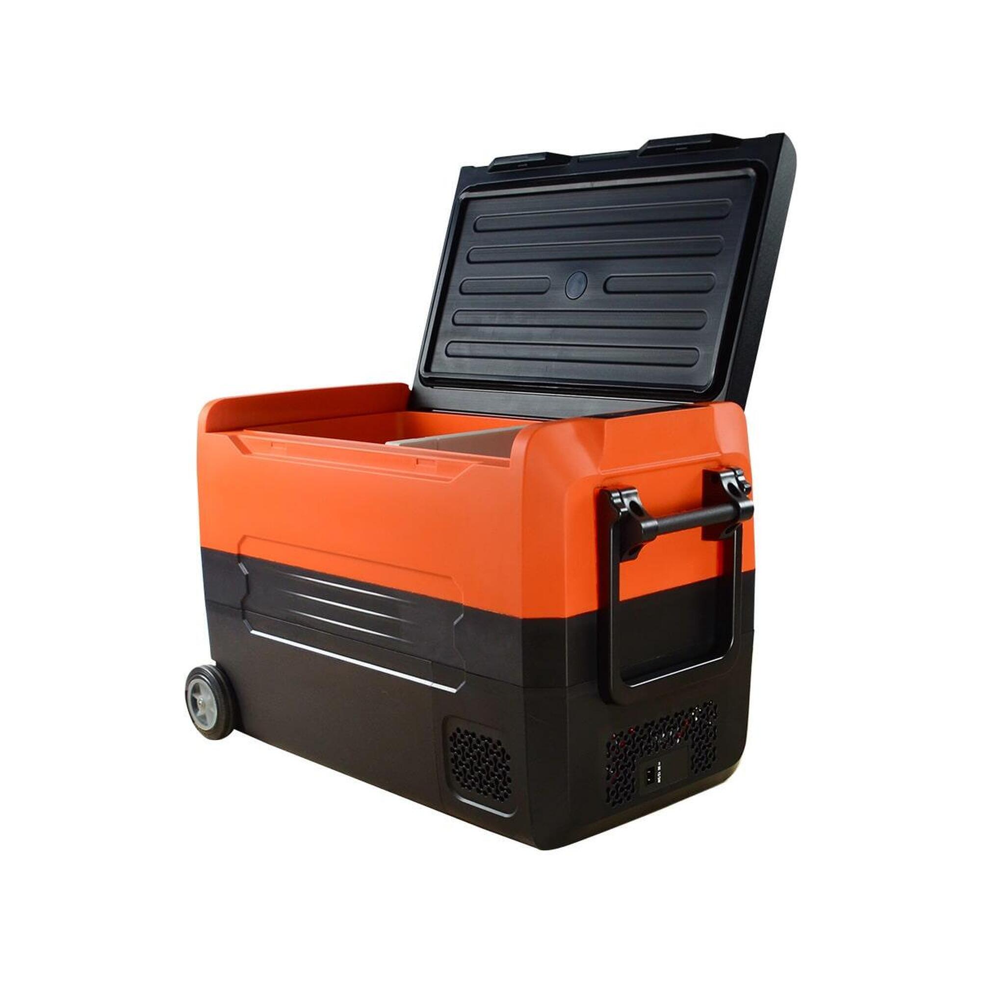 Nevera Portatil Eléctrica de Coche  +10° a -20°C con Compresor 2 Zonas, 12V 2/7
