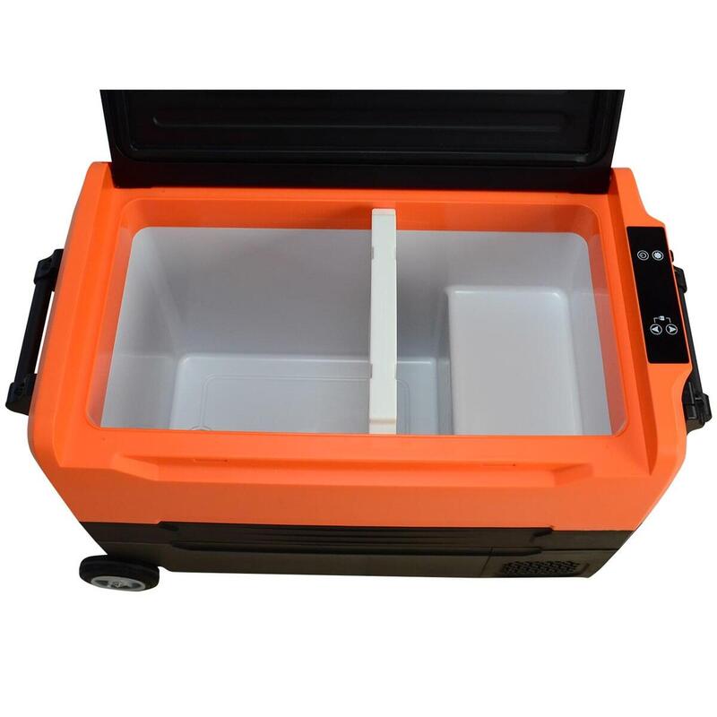 Auto-vriesbox +10 ° tot -20 °C, compressor koelbox, 12V of voeding
