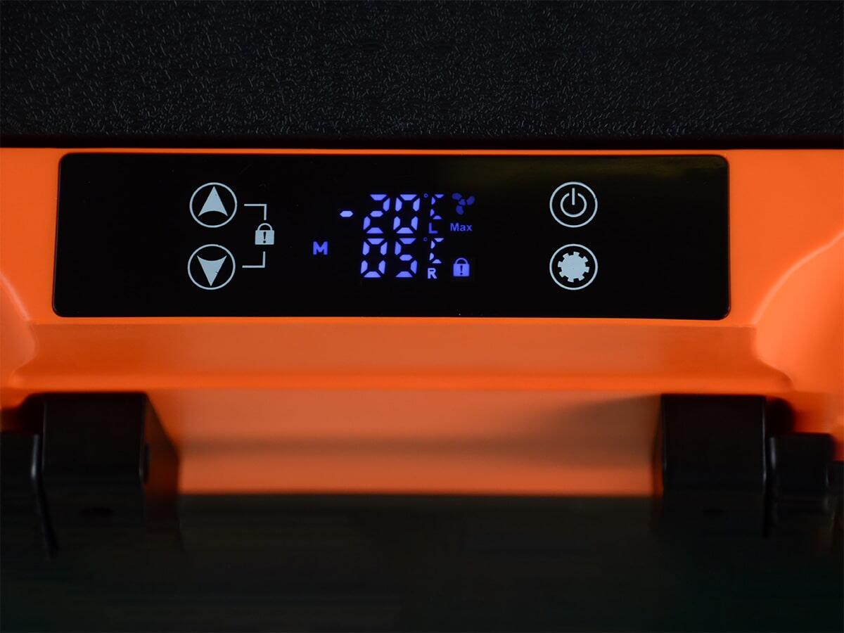 Nevera Portatil Eléctrica de Coche  +10° a -20°C con Compresor 2 Zonas, 12V 4/7