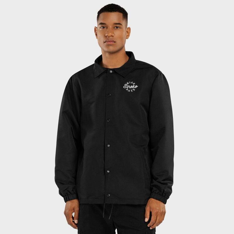 Heren Surf coach jas Black Moon SIROKO Zwart